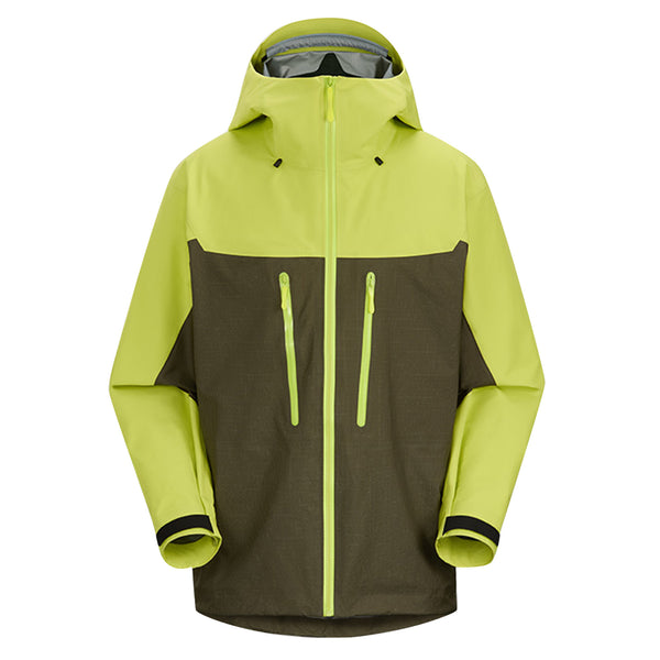 SWISSWELL Men's Waterproof Hard Shell Jacket Windproof Breathable Lightweight Durable Alpine Climbing Jacket 25-ZT-XH002