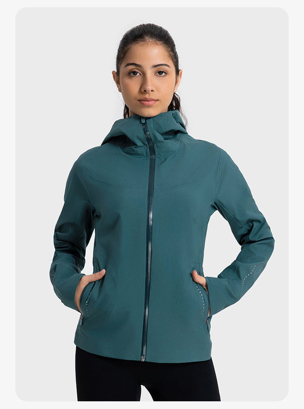 SWISSWELL Women Windproof, Waterproof, Warm and Breathable Running Fitness Hooded Jacket 25-ZT-XH003